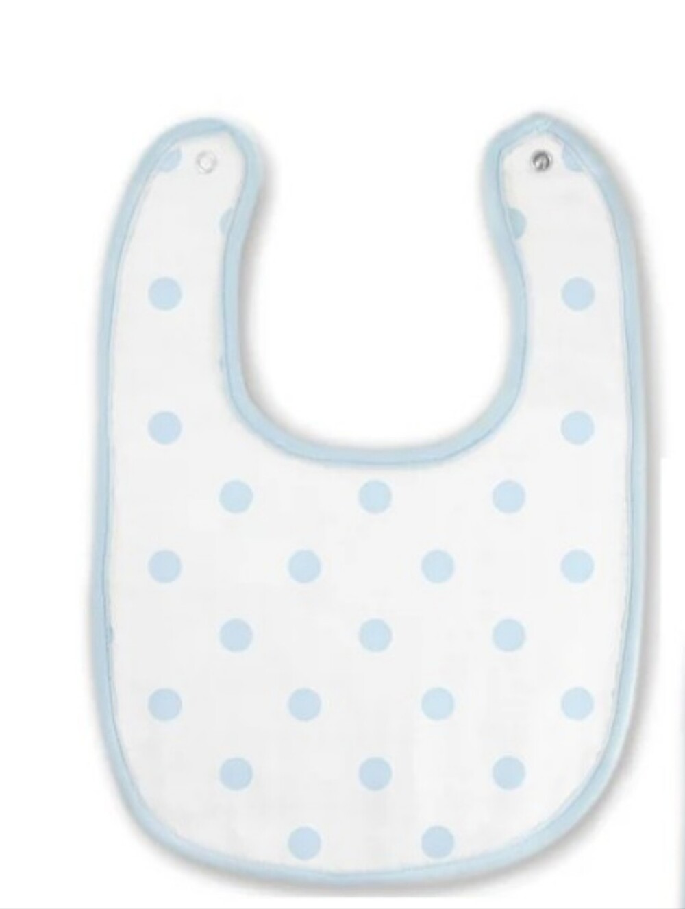 Swaddle Designs Blue Dot Muslin Baby Bib